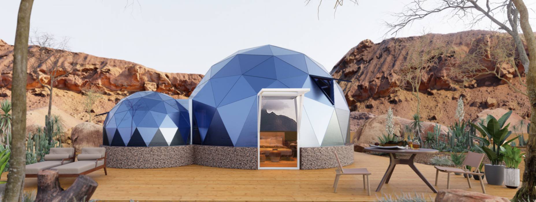 乌兰浩特市球形智能光伏玻璃星空房